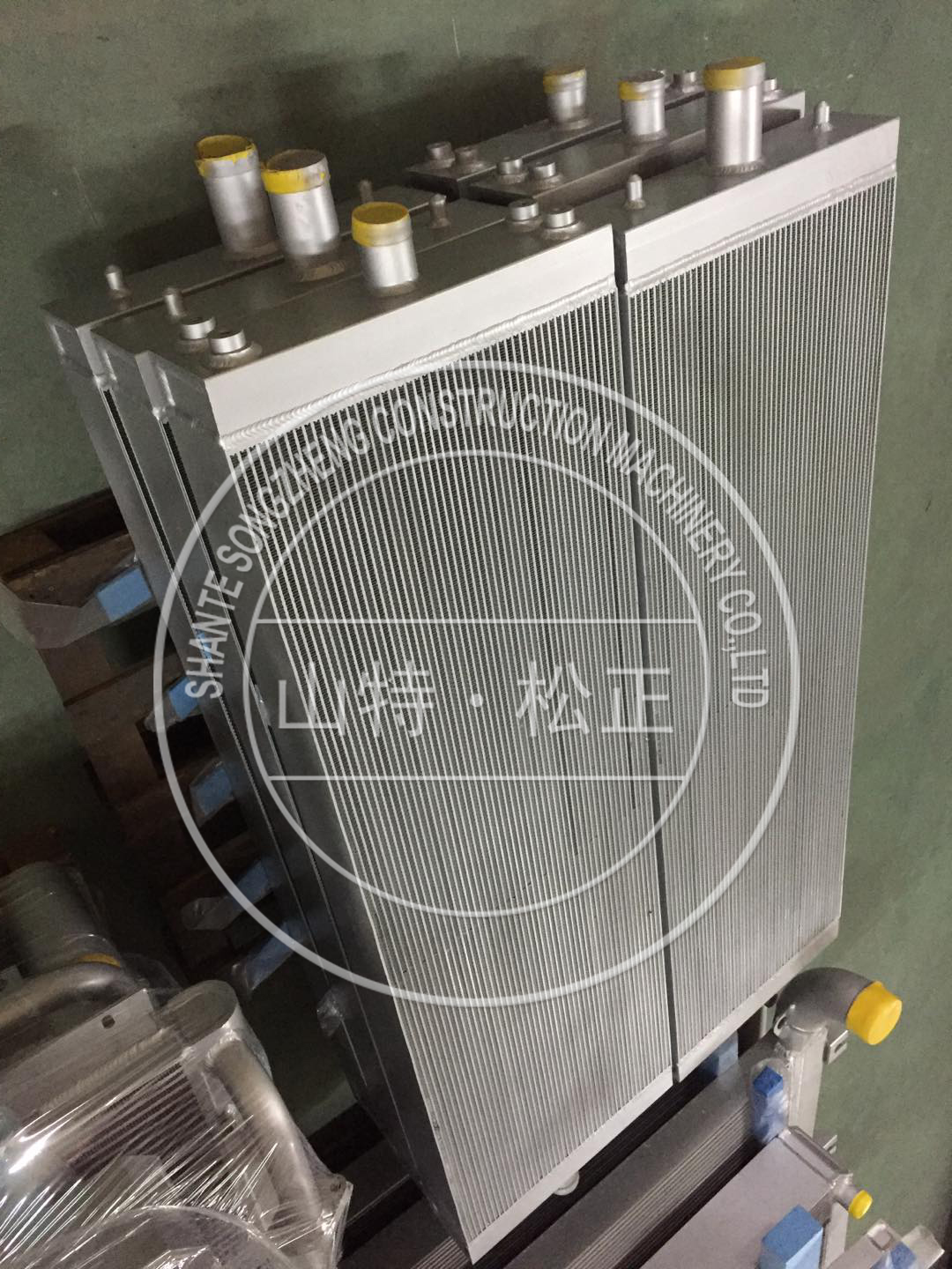 进口挖掘机配件PC1250-7液压油散热器21N-03-41120