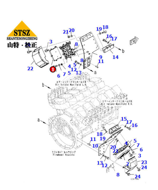 PC2000-8发动机电脑板600-464-1301,600-464-1300,进口挖掘机配件