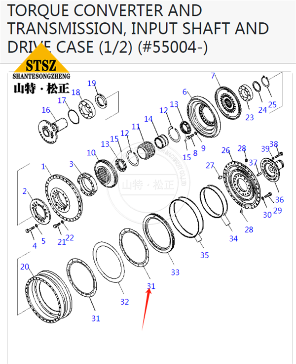 WA600, WD600摩擦片287-15-22720 DISC,小松装载机摩擦片