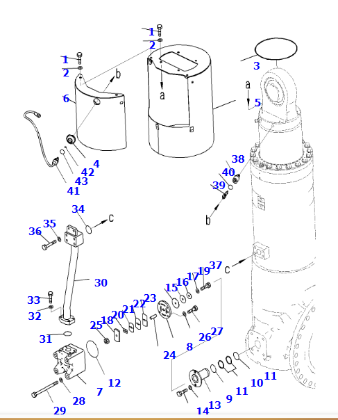 进口HD1500-8 Suspension Assembly 悬挂总成 562-84-3B930