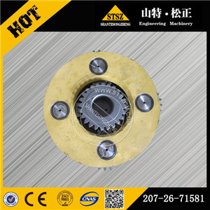 进口PC300-7回转二级行星架总成，swing machinery carrier 207-26-71581