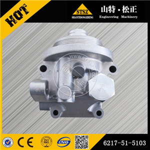 进口PC450-8油滤清器盖总成 filter head 6217-51-5103