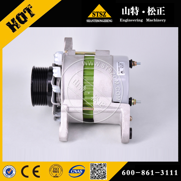 PC300-7发电机600-861-3111-进口启动马达-进口挖掘机配件