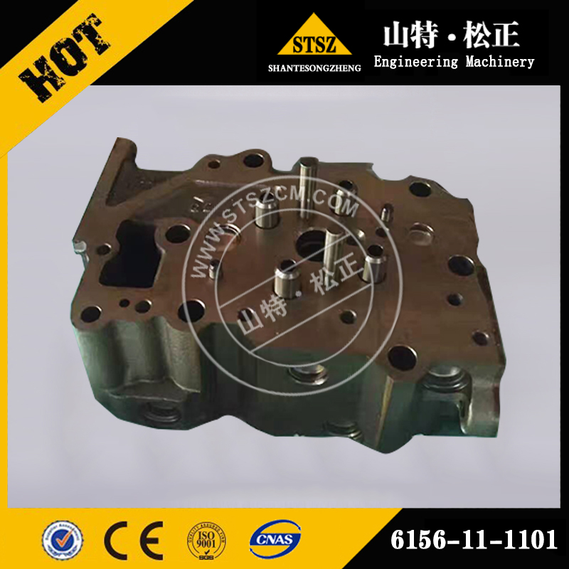 进口发动机S6D125-1缸盖6150-11-1101