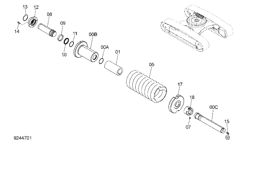 SPACER 4627531 - Hitachi