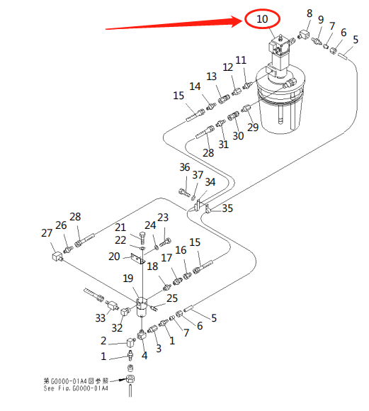 供应进口挖掘机PC1250-7润滑脂泵21N-68-32130原厂原装配件