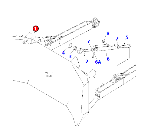 进口推土机D375气缸总成707-01-0Z400-济宁山特松正工程机械有限公司