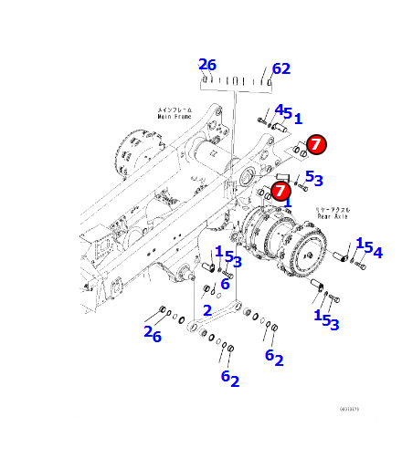 进口自卸车HD785配件561-52-8A180缸套-济宁山特松正工程机械