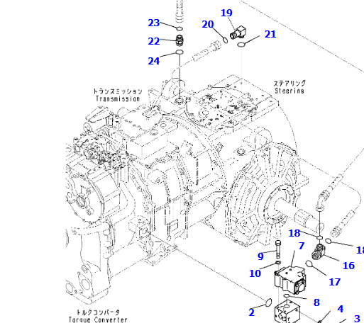 195-22-80031 POWER TRAIN for  D375A-6