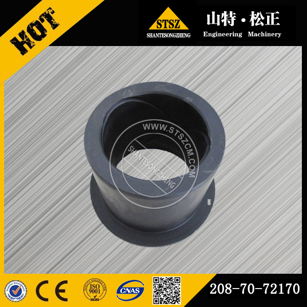 青海茫崖市挖机配件PC400-7挖机小臂下翻边衬套 208-70-72170 