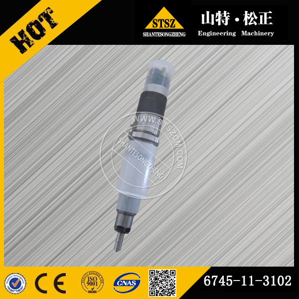 青海格尔木进口挖机配件PC300-8挖机喷油器6745-11-3102