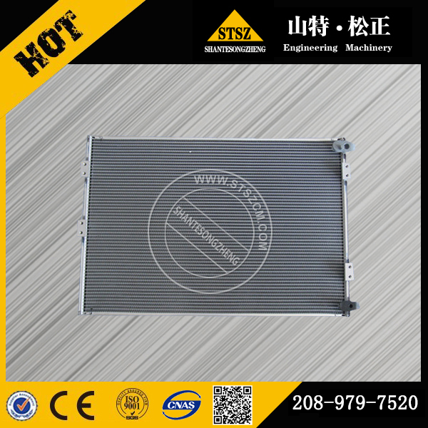 青海玉树市PC300-7 PC400-7挖机驾驶室空调冷凝器208-979-7520