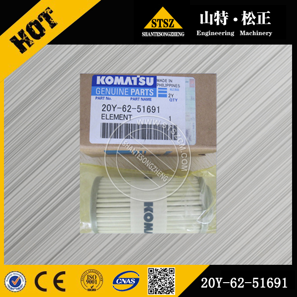 西藏山南市PC200-8进口挖掘机滤芯20Y-62-51691