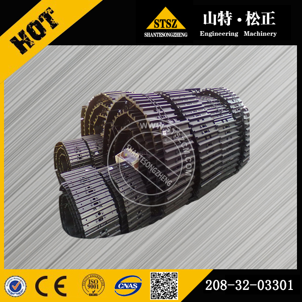 贵州遵义进口原厂配件PC400-7履带链轨总成(46节 600宽) 208-32-03301 