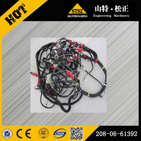 广东河源进口配件海南进口配件pc400-6驾驶室线束208-06-61392