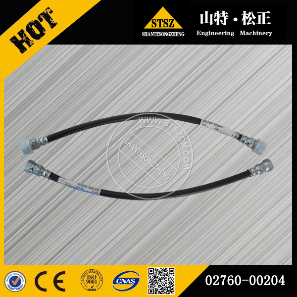 西藏日喀则进口配件进口PC200-8分配器软管02760-00204