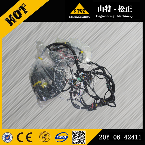 西藏山南市进口配件PC200-8 pc240-8主线束,20Y-06-42411
