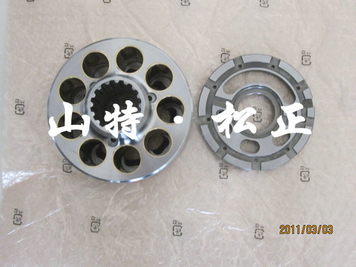 进口挖掘机PC200-8行走马达泵胆配流盘708-8F-33230，马达液压配件