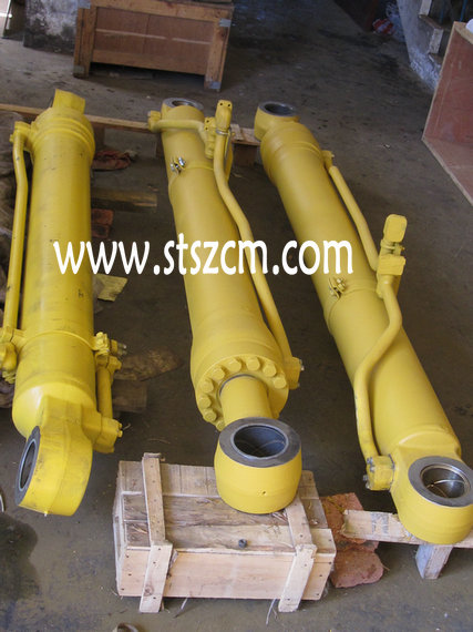 进口矿卡HM400-3前悬架油缸总成56B-50-33000，左侧气缸总成