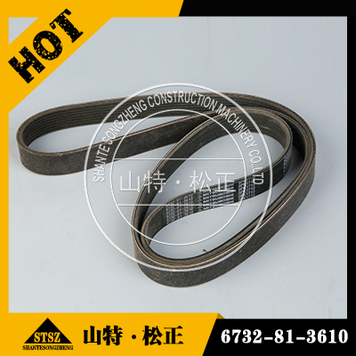 进口矿卡HD785-7冷却风扇皮带6215-61-3690，三角皮带