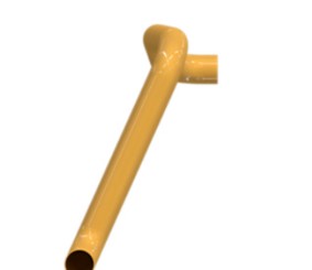 Caterpillar Grader 160K air aftercooler tube 311-4959, hard tube assembly
