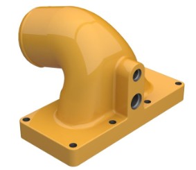 Caterpillar Grader 160K intake elbow 197-0416, intake and exhaust fittings
