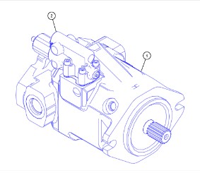 Caterpillar Excavator 395 Piston Pump 564-9803, pump assembly