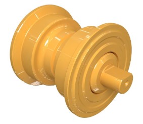 Caterpillar Track Loader 935C single flange support heavy wheel 240-9557