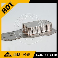 进口自卸车HD785-7机油冷却器600-651-1610，供应发动机配件