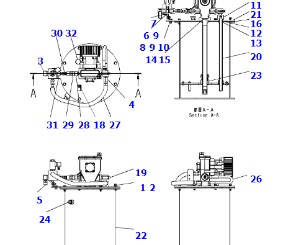  dump truck HD785-7 lubricating oil pump 561-95-83012