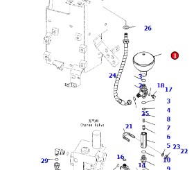  Loader WA380Z-6 accumulator 425-62-23751, loader accessories