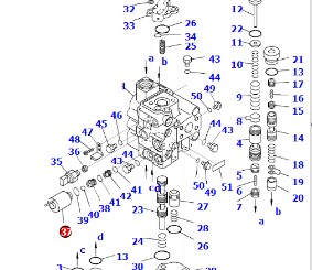  Loader WA500-7 solenoid valve 56D-15-35220, hydraulic parts
