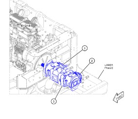Caterpillar excavator 395 main hydraulic pump 584-0380, hydraulic pump assembly