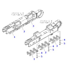 矿用PC2000-8护链架21T-30-32421，供应PC2000-8底盘件