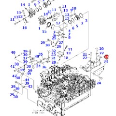 支架6219-11-5360适用于进口SAA12V140E-3发动机