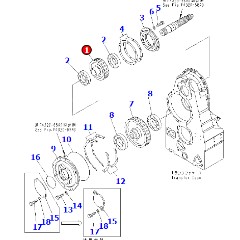 GEAR齿轮425-15-23210适用于进口WA500-3、WD500-3、WF550T-3机型