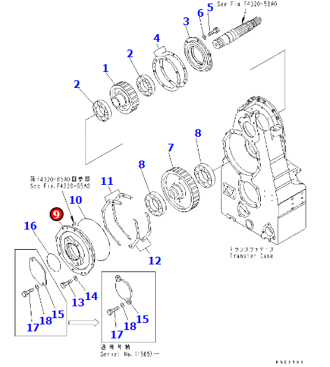 进口装载机WA500-3 托架总成425-15-23150