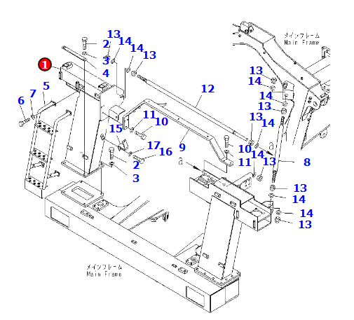 支撑板566-89-8G971 适用自卸矿用车HD325 HD405