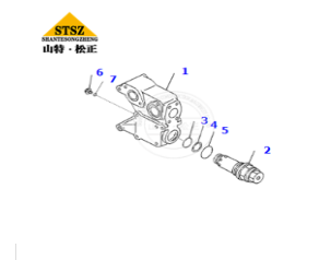 进口原装矿用自卸车HD785-7阀总成701-37-27000