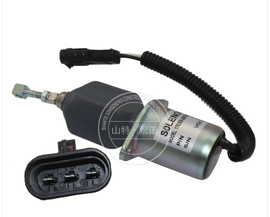 进口挖机PC200-6发动机电磁阀20Y-60-22122 适用于发动机6D95