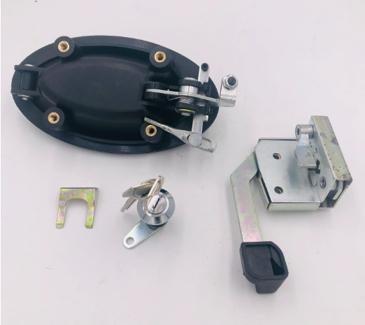 进口自卸车HD605-7驾驶室门锁423-56-21330
