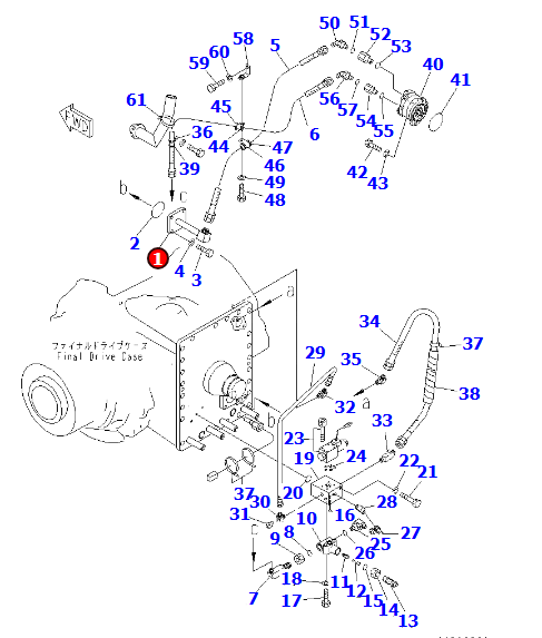 轴235-22-31411 适用矿山平地机GS825A-2EO