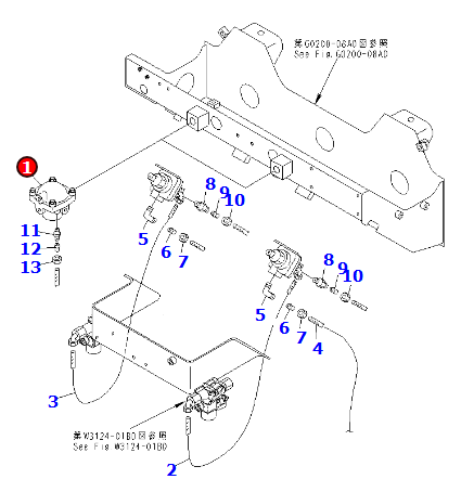阀门 561-88-66560 适用矿山车HD785-5