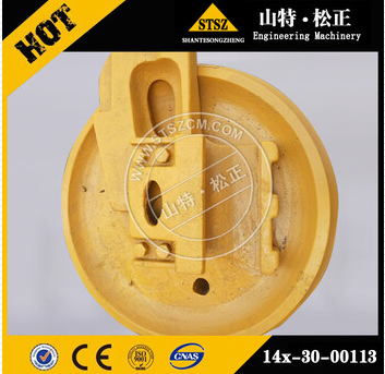 进口挖掘机PC2000-8引导轮总成21T-30-81412 进口底盘件总成