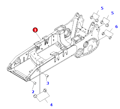 车架总成 195-21-41191 适用推土机D375A-3