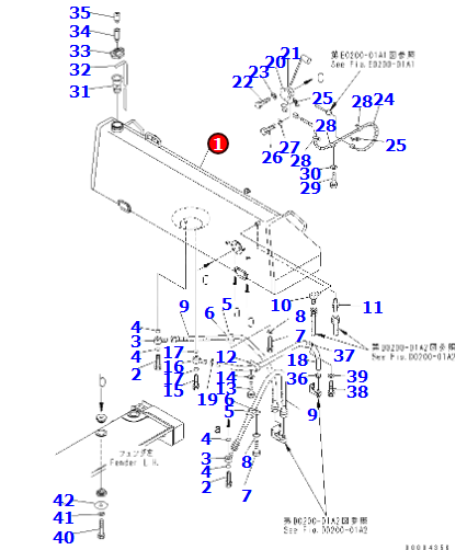 支架组件195-04-32120 适用矿山推土机D375A-5