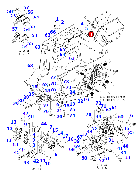 Controller 平地机GD825A-2 控制器421-07-21150