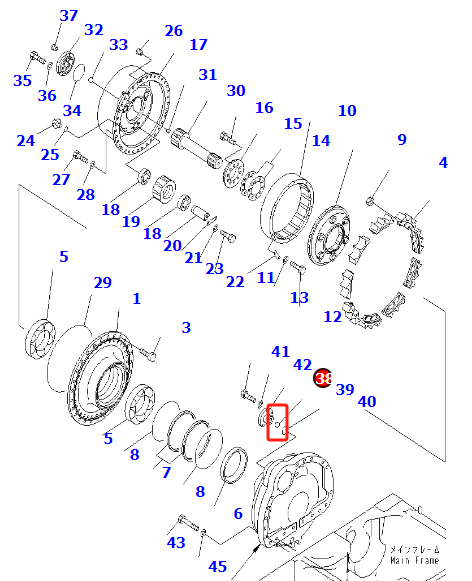 供应原装 进口推土机D155AX-3盖总成17A-27-11481