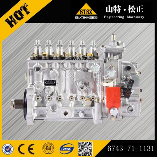 Engine NO.S6D125E Injection Pump 6150-72-1371 for D65E-12