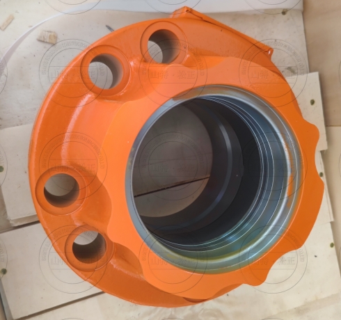 Hitachi 日立 ZX470LC铲斗缸盖972402 CYLINDER HEAD_Головка гидроцилиндра